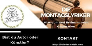 Beitragsbild des Blogbeitrags Die Montagslyriker – Wir suchen DICH! (Werbung)* 