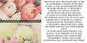 Beitragsbild des Blogbeitrags Muttertag von Johann Wolfgang von Goethe 