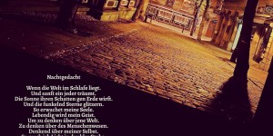 Beitragsbild des Blogbeitrags Nachtgedacht