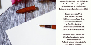 Beitragsbild des Blogbeitrags Brief ohne Worte