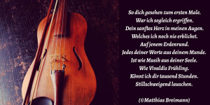 Beitragsbild des Blogbeitrags Deine Seele eine Violine 