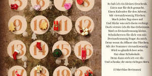 Beitragsbild des Blogbeitrags Adventskalender für dich