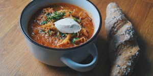 Beitragsbild des Blogbeitrags Bio Sauerkrautsuppe