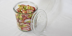 Beitragsbild des Blogbeitrags Bio Radieschen Kimchi