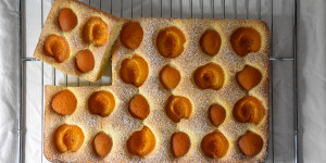 Beitragsbild des Blogbeitrags Marillenkuchen