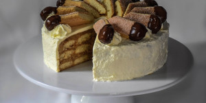 Beitragsbild des Blogbeitrags Malakoff-Torte 