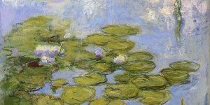 Beitragsbild des Blogbeitrags Claude Monet: „in seinen Bildern schläft und rauscht das schillernde, durchsichtige Wasser“ (Zola über Monets Malerei) 