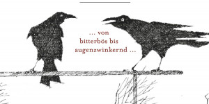 Beitragsbild des Blogbeitrags Aus dem Bücherkasten (Paul Flora bitterbös…)