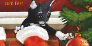 Beitragsbild des Blogbeitrags Aus dem Bücherkasten (Katzenweihnachten) 