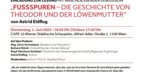 Beitragsbild des Blogbeitrags Einladung zu Lesung, Buchpräsentation und Diskussion