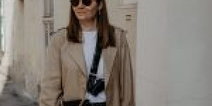 Beitragsbild des Blogbeitrags Schwarz-Weiß Spring Outfit mit Chanel inspired Ballerinas und Trenchcoat