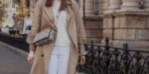 Beitragsbild des Blogbeitrags Spring Outfit mit Trenchcoat, Sezane Pullover und Animal Print Tasche