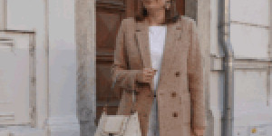 Beitragsbild des Blogbeitrags Herbst Outfit: Beige Sezane Blazer kombiniert mit einer weißen Jeans 