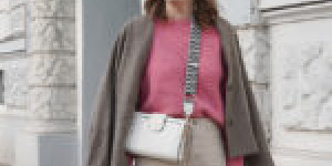 Beitragsbild des Blogbeitrags Spring Outfit: Sezane Sweater, beige Jeans und Zara Wolljacke 