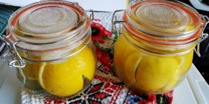 Beitragsbild des Blogbeitrags Salzzitronen marokkanische Art, Rezept 