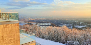 Beitragsbild des Blogbeitrags Leopoldsberg Winter Ausflugsziel, Wien Tipps 