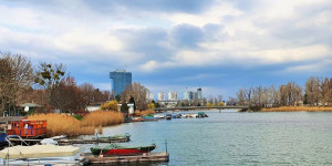 Beitragsbild des Blogbeitrags Alte Donau Spaziergang in Wien, Ausflugstipp 