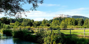 Beitragsbild des Blogbeitrags Almkanal Salzburg baden und surfen, Tipp