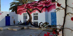 Beitragsbild des Blogbeitrags Streetart im Künstlerviertel Djerbahood, Tunesien 