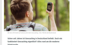 Beitragsbild des Blogbeitrags Geocaching kurz erklärt 