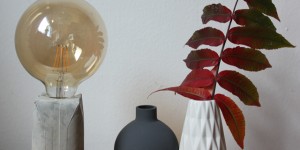Beitragsbild des Blogbeitrags Betonlampe selber machen 