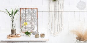 Beitragsbild des Blogbeitrags Strandfeeling für Zuhause: DIY Beachhouse-Deko 