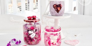 Beitragsbild des Blogbeitrags Gläser marmorieren mit Nagellack