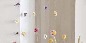 Beitragsbild des Blogbeitrags Mobile aus Trockenblumen