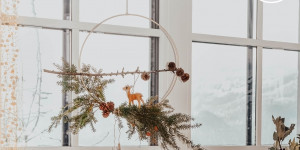 Beitragsbild des Blogbeitrags Winterkranz aus Tannenzweigen - Christbaumupcycling