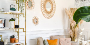 Beitragsbild des Blogbeitrags Wohnen im Boho Stil - alles andere als gewöhnlich und langweilig