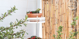 Beitragsbild des Blogbeitrags Erdbeerampel oder Blumenampel selber bauen