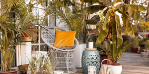 Beitragsbild des Blogbeitrags So dekorierst du deine Terrasse im gemütlichen Boho-Style 