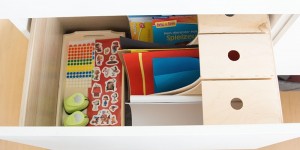 Beitragsbild des Blogbeitrags Kreativecke: Unsere Lösung für zwei Kinder