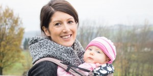 Beitragsbild des Blogbeitrags Tragetuchtest: Ruckeli-Babytrage