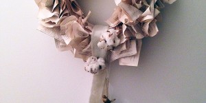 Beitragsbild des Blogbeitrags book wreath: I did it myself!