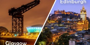 Beitragsbild des Blogbeitrags Glasgow vs. Edinburgh – Duell auf Augenhöhe