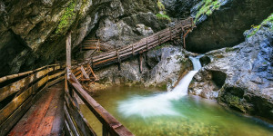 Beitragsbild des Blogbeitrags Herbsttour durch die Wörschachklamm