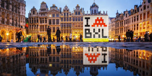 Beitragsbild des Blogbeitrags Space Invaders in Brüssel
