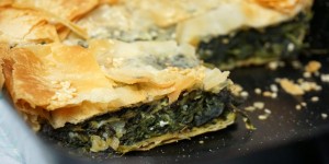 Beitragsbild des Blogbeitrags [Hauptspeise] Spinat-Pita mit Feta 