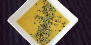 Beitragsbild des Blogbeitrags Einfache Kürbiscremesuppe
