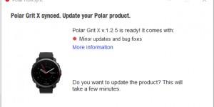 Beitragsbild des Blogbeitrags Polar Grit X Update: FW 1.2.5 