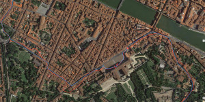 Beitragsbild des Blogbeitrags Ein Versuch mit Routennavigation auf der Suunto 7… in Florenz 