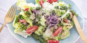 Beitragsbild des Blogbeitrags Spargelsalat mit Balsamicodressing