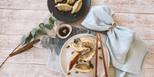 Beitragsbild des Blogbeitrags Vegane Gyoza 