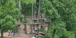 Beitragsbild des Blogbeitrags Saisoneröffnung im Waldseilpark Kahlenberg