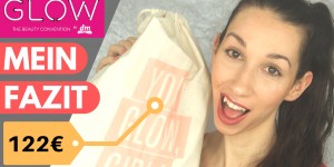 Beitragsbild des Blogbeitrags LOHNT SICH DIE GLOW? | GOODIEBAG UNBOXING | MEIN FAZIT ALS GLOW PRO 