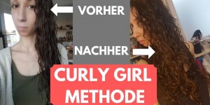 Beitragsbild des Blogbeitrags Curly Girl / Hair Methode mit Drogerie Produkte | Perfekte Naturlocken | Teil 1