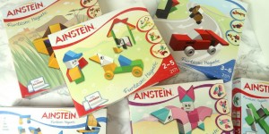 Beitragsbild des Blogbeitrags Geschenkidee Magnetische Bausteine von AINSTEIN – REVIEW 