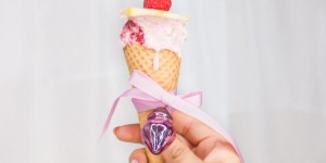 Beitragsbild des Blogbeitrags #eiszeit | Himbeer-Zitrone-Eis