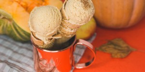 Beitragsbild des Blogbeitrags #eiszeit | Pumpkin Spice Latte Eis